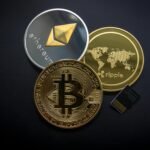 A image showing cryptocurrencies like Bitcoin and Ethereum.