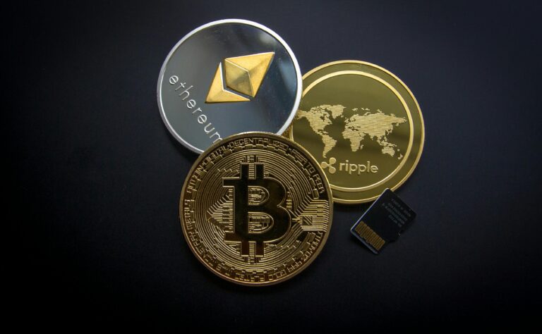 A image showing cryptocurrencies like Bitcoin and Ethereum.